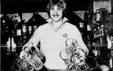 Alan Rough at Macintoshe's Bar 1978